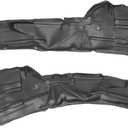 HECASA Front Inner Fender Liner Compatible with 2006-2011 Honda Civic Coupe 2-Door Splash Shield Guard Replacement for HO1250106 HO1251106 74101SVAA00 74151SVAA00 Driver & Passenger Side PE Plastic