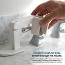 Jokari Child Safety Guard Multi-Use Lock for Sink, Shower, and Door Knobs Prevents Hot Water Burns and Unsupervised Access Easy Install Childproof Protection for Home Safety