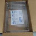 STORi SimpleSort 3-Piece Stackable Clear Drawer Organizer Set | 9" x 6" x 2" Rectangle Trays | Wide Makeup Vanity Storage Bins and Office Desk Drawer Dividers | Made in USA