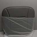 KAYI Car Seat Cushion, Comfort Memory Foam Car Cushions for Driving, Breathable Leather Surface with Anti Slip Rubber Bottom, Seat Cushion for Car and Office Chair (2 Pack, Grey)