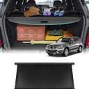 Powerty Retractable Cargo Cover for 2008-2015 Merecedes Benz GLK-Class-Canvas Texture Trunk Cover Privacy Screen Rear Security Shade for GLK Accessories