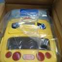 Fisher-Price Little People Toddler Toy Big Yellow School Bus & Community Heroes Set, Musical Pull-Along Vehicle & 9 Figures for Kids Ages 1+ Years