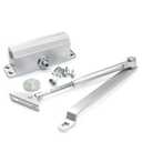 Commercial Hydraulic 187lb Door Closer Heavy Duty Home Use Concealed Door Spring Hinge Spring Buffer Adjustable Speed Door Closers Hardware Use for Weight Door (P802)