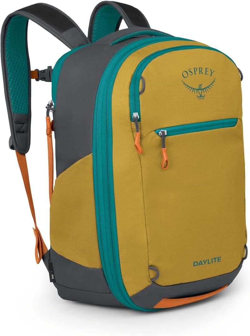 Osprey Daylite Expandable 26+6 Travel Pack, Tumbleweed Yellow/Tunnel Vision, One Size