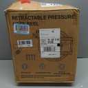 PWACCS Retractable Pressure Washer Hose Reel, 1/4" x 60ft Heavy Duty Power Washer Hose Reel, High Pressure Reel Auto Rewind, Wall/Floor Mounted, 3600 PSI
