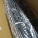 California King Box Spring 9 Inch, Heavy Duty Metal Box Spring Bed Base with Fabric Cover, Mattress Foundation, Easy Assembly, Noise Free, Black