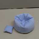 Handmade Bean Bag Chair for Doll Seat, Sofa Table Dispaly Accessories for 15-17cm Dolls (Light Blue)