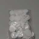 30 PCS White Hole Plugs - 1 inch (25mm) Plastic Flush Type Hole Plugs Snap in Locking Hole Tube, Used for Furniture, Cabinet, Pipe & Tube, Round End Caps Cover Inserts