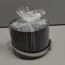 VIVOSUN Dryer Vent Hose, 6 inch Aluminum Foil Ducting, 8FT Long Heavy-Duty Dryer Hose Vent Kit for HVAC Ventilation, Exhaust, Duct Fan Systems, Black Flexible Air Duct w/ 2 Clamps