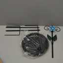 hogardeck 40 Metal Bird Bath for Outside, Freestanding Birdbaths & Birdfeeder for Outdoors, Upgraded 5 Pronged Base Bird Baths Feeder Bowl for Garden Patio Yard Lawn Decor