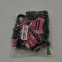rabbitgoo Dog Harness for Large Dogs, No Pull Pet Vest with 3 Buckles, Adjustable Soft Padded Pet Harness with Easy Control Handle and Reflective Strips, Pink, L