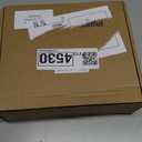 Liliful 30 Pcs Christmas Candy Cane Lollipop Ornaments Set Plastic Holiday Peppermint Candy Home Hanging Ornament Lollipop with Rope for Xmas New Year Party Decor(Rose Gold White)