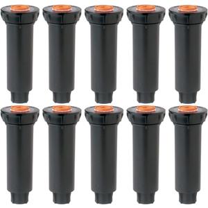 Rain Bird 1800 Series Pop-Up Sprinklers 10 PACK - Nozzles NOT included - RainBird 4" 1804 model pop up irrigation sprinkler for lawn, yard, garden, planter beds