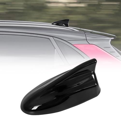 AMSPRAC Shark Fin Antenna Cover,Car Roof Antenna Caps Compatible with Hyundai Kona 2018 2019 2020 2021 2022 2023,for Kia Sorento 2019-2020,96210-J9300,Antenna Topper Cover with Chip,Glossy Black