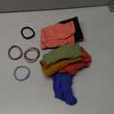 GiLi 6 Pack Wide Headbands for Women Non Slip Soft Elastic Hair Bands Yoga Running Sports Workout Gym Head Wraps, Knotted Cotton Cloth African Turbans Bandana (with 6 Pcs Hair Ties) (6 Color (Black+Brown+Red+Green+Blue+Pink))