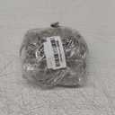 50 Pcs 2 Inch Silver Curtain Rings with Clips, Openable Metal Drapery Rod Rings with Hooks, Rustproof Curtain Ring Hooks for Bedroom, Living Room, Bathroom