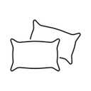 White Silk 12*12 Pillow Case