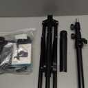 12" Selfie Ring Light with Tripod Stand 72" Tall & Mini Desktop Tripod, PEYOU Ring Light Tripod with 4 Phone Tablet Holders & Shutter for YouTube/Makeup/TikTok/Photography, Compatible with iPhone iPad