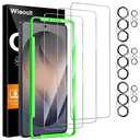 Wiaocit 3 Pack Tempered Glass Screen Protector for Samsung Galaxy S26 Ultra with 3 Pack Camera Lens Protector, 9H Hardness, Bubble Free, Case Friendly Pack Of 2