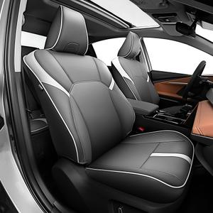 Waterproof Seat Covers for Toyota Camry 2025 2026 Sedan,Gray
Wear-Resistant Leather Automobile Seat Cover,Fit for LE, SE, Nightshade,Car Seat Cover Full Set,Rear Headrests -Not Removable