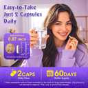 Cortisol Supplements for Women & Men - Adrenal Support with Ashwagandha, L-Theanine & Holy Basil for Stress Relief, Mood & Steady Focus - Hormone Balance - 120 Vegan Capsules (EXP 05/01/27)