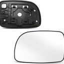 Driver Side Heated Mirror Glass for Hyundai Santa Fe 2007 2008 2009 2010 2011 2012, Left Side Rear View Replacement with Defrost