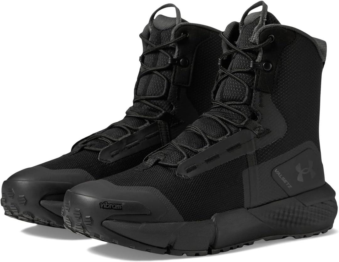 Under Armour Women's Charged Valsetz, (001) Black/Black/Jet Gray, 8.5, US, Euro 38