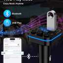 Bluetooth Fm Transmitter for Car, Fast Charging, Blue Tooth 5.4 Car Charger