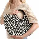 Straw Tote Oversized Woven Large Beach Bucket Bag Unlined Hobo Handwoven Clutch Purse Summer Vacation Handbag Women