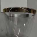 I00000 350 Pcs Clear and Black Plastic Plates,Black Dinnerware Set, Include 50 Dinner and 50 Dessert Plates,50 Plastic Cups,50 Pre Rolled Napkins with Cutlery for Party