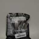 bropite Zipper Compression Socks Women & Men - 2Pairs Calf Knee High 15-20mmHg Open Toe Compression Stocking suit for Walking (Small-Medium, Black/Beige Copper Open Toe)