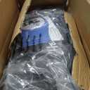 Henmnii Rollator Walker for Seniors, Lightweight Foldable All Terrain Rolling Walker with seat, Aluminum Walkers with 10 inch Rubber Wheels, Handles and Backrest for Seniors and Adult