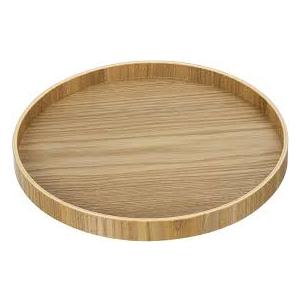 Round Wood Tray 9Inch