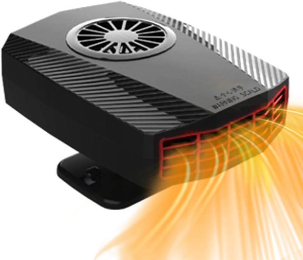 12 Volt Car Heater That Plugs Into Cigarette Lighter, Windshield Defroster & Defogger, 360 Rotary, 150W portable heater for car,SUV