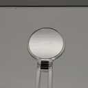 BOOMIBOO 1X/10X Magnifying Handheld Mirror Double Sided, Foldable Travel Makeup Mirror, Adjustable Rotation Pedestal Hand/Hanging/Desk Vanity Mirror-Clear