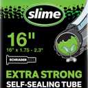 Slime Extra Strong Self-Sealing Inner Bike Tube for Bicycle Tires w/Slime Sealant Inside & Fibro-Seal Technology