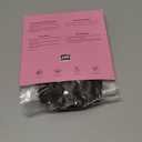 CJL HAIR Large Messy Bun Hair Piece Wavy Curly Scrunchies Synthetic Chignon Ponytail Hair Extensions Thick Updo Hairpieces for Women Dark Brown