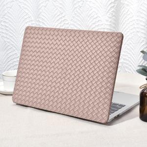 Seorsok Compatible with MacBook Air 13 Inch Case2022 2021 2020 2019 2018 Release A1932 A2179 M1 A2337 Touch ID,Elegant Plastic Hard Shell Case&Keyboard Cover,Brown Tartan PVC Leather No Logo Cutout