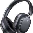 Pointcinco Hybrid Active Noise Cancelling Headphones, Over Ear Bluetooth 6.0 Wireless Headphones, 80H Playtime, Deep Bass, HiFi Stereo Sound, Lightweight Foldable for Travel, Home and Office(Black)