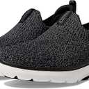 Skechers Women's Go Walk 6-Stunning View Sneaker, 6 Black/Grey