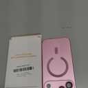 Magnetic for iPhone 17 Pro Max Case, Compatible with MagSafe, Built-in Camera Lens Protector, Slim Thin Soft Silicone Bumper Shockproof Metallic Luster Phone Case, Rose Gold