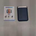 Magnetic Wallet Cell Phone Card Holder for Phone Case with Mag-Safe, Stronger Magnetic RFID Leather Phone Wallet Stick on Series of iPhone 17/16/15/14/13/12 and Pro/Promax,Indigo Blue