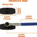 Brake Tools, Brake Caliper Compression Tool, 4 in 1 Universal Disc Brake Caliper Tool, 4-in-1 Universal 360 Ratcheting System with 2 Hooks for Single/Twin/Quad Calipers, Blue