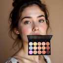 All in One Makeup Kit for Women Full Kit - 40 Colors Eyeshadow Palette, 15 Concealer Palette, Lip Gloss, Contour Stick, Brow Pencil, Eyeliner, Mascara & Mini Brush Set