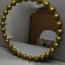 18 Inch Boho Wall Mounted Mirror,Decorative Round Rattan Hanging Wall MirrorSuitable for Farmhouse, Living Room, Bedroom and Bathroom