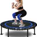 K KENSONE 40" Foldable Rebounder Trampoline for Adults with Bungee, 450 LBS Size: 40" without Bar
