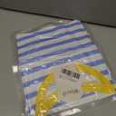 Women Oversized Striped T Shirts Color Block Crew Neck Tee Shirt Short Sleeve Basic Summer Tops (Blue, S)