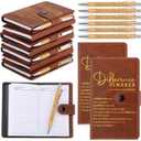 Honoson 10 Sets Difference Maker Administrative Professional Employee Appreciation Gift Inspirational A5 Leather Journal Motivational Notebooks with Pen Thank You Gift for Teacher Nurse Coworker Staff