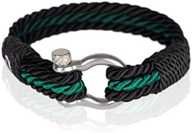 Mover Bracelets Paracord Bracelet for Men - Twisted Rope Bracelets for Men, Handmade Mens Bracelets Jewelry, Boyfriend Gifts Birthday, Pulseras Para Hombres, Men's Bracelet Gifts for Son Pack Of 2