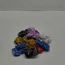 16 Pieces Bandana Hair Scrunchies Elastic Soft Silk Cotton Colorful Scrunchies Accessories for Women and Girls Hair Styling
